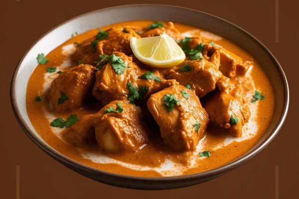 Butter Chicken served on a platter